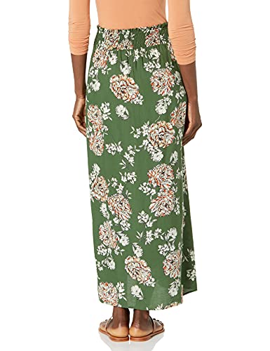 Angie Women's Faux Wrap Maxi Skirt with Smocked Waist2