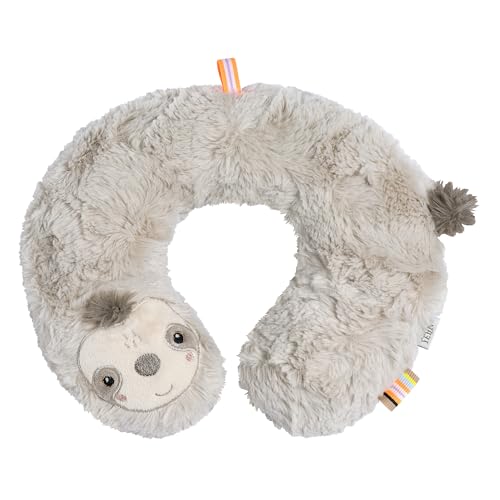 Fehn Nackenstütze Faultier – Nackenkissen mit Tierapplikation – Ergonomische Form des Nackenhörnchens stützt, entlastet und bietet sicheren...