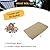 GOTRUTH 12x20 Canopy Replacement Cover, Carport Replacement Canopy Top Cover for 12' x 20' Frame, 800D Heavy Duty Waterproof UV Protected Car Canopy with Ball Bungees (Frame is not Included) (Beige)