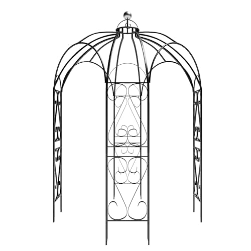 GENUINQ Baroque Oversized Iron Gazebo Arbor Arbour Arch...