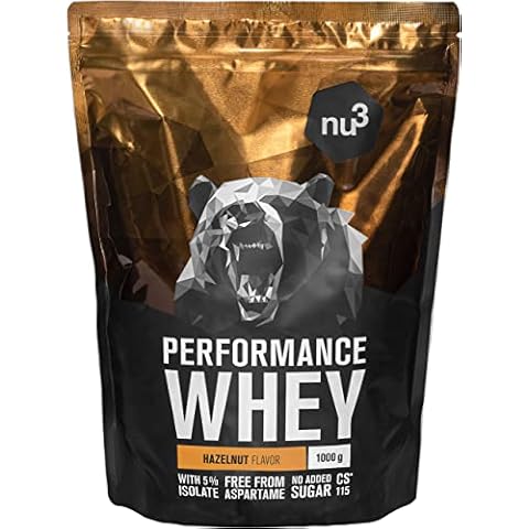 nu3 Performance Protein Whey - 1kg de proteína de suero en polvo sabor avellana Cover