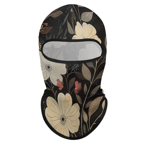 Balaclava para Hombres y Mujeres Máscara de Esquí Gris y Oro Claro Cubreboca Completo para Ciclismo miniatura 7
