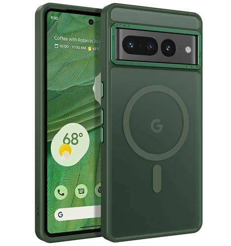 BENTOBEN for Google Pixel 7 Pro Case [Compatible with Magsafe] Translucent Matte Magnetic Pixel 7...