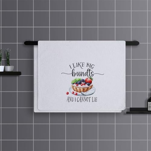 Geschirrtücher Blauer Roter Kuchen Handtücher Waffeltücher Küchentücher Geschirrhandtücher Saugfähige Trockentücher Küche Multi-Purpose Abtrockentücher Küche Handtuchset 4 Stück (40x60cm) – Bild 3