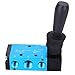 ANKROYU Hand Lever Pneumatic Valve, Hand Push Valve Aluminum Alloy 2 Position 5 Way 1/4in Air Component, Hand Control Valve Industrial Toggle Valves