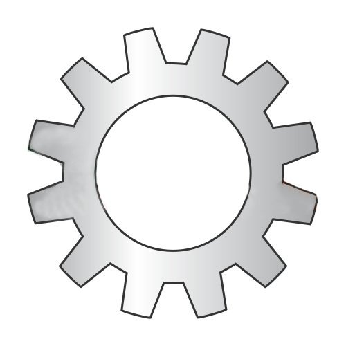 M6 External Tooth Lock Washers / 18-8 Stainless Steel / DIN6797A (Carton: 8,000 pcs)