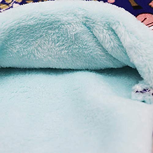 Image of Litewoo Sugar Glider Sleeping Pouch Bag Hanging Nest for Small Pet, L, Blue