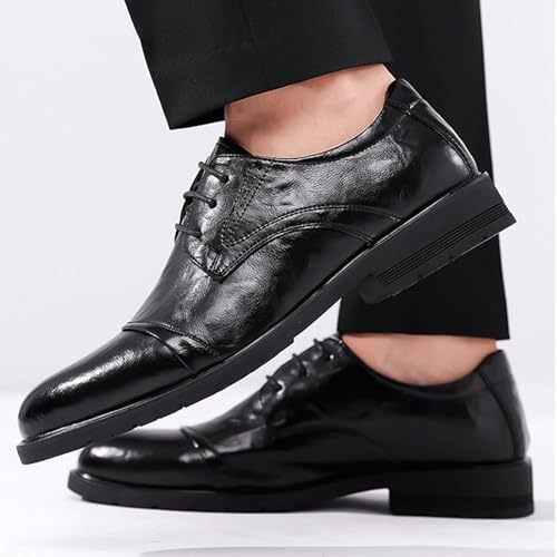 Men’s Formal Oxfords Shoes for Men, Round Toe Lace-up Comfort Brogue Dress Shoes Casual Business Work2