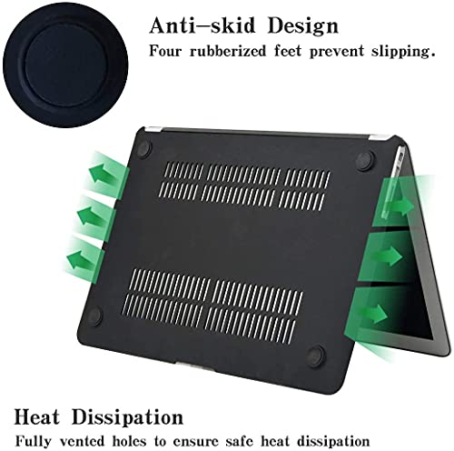 Funda para MacBook Air 13.6 pulgadas resistente con protector de teclado Touch ID 5
