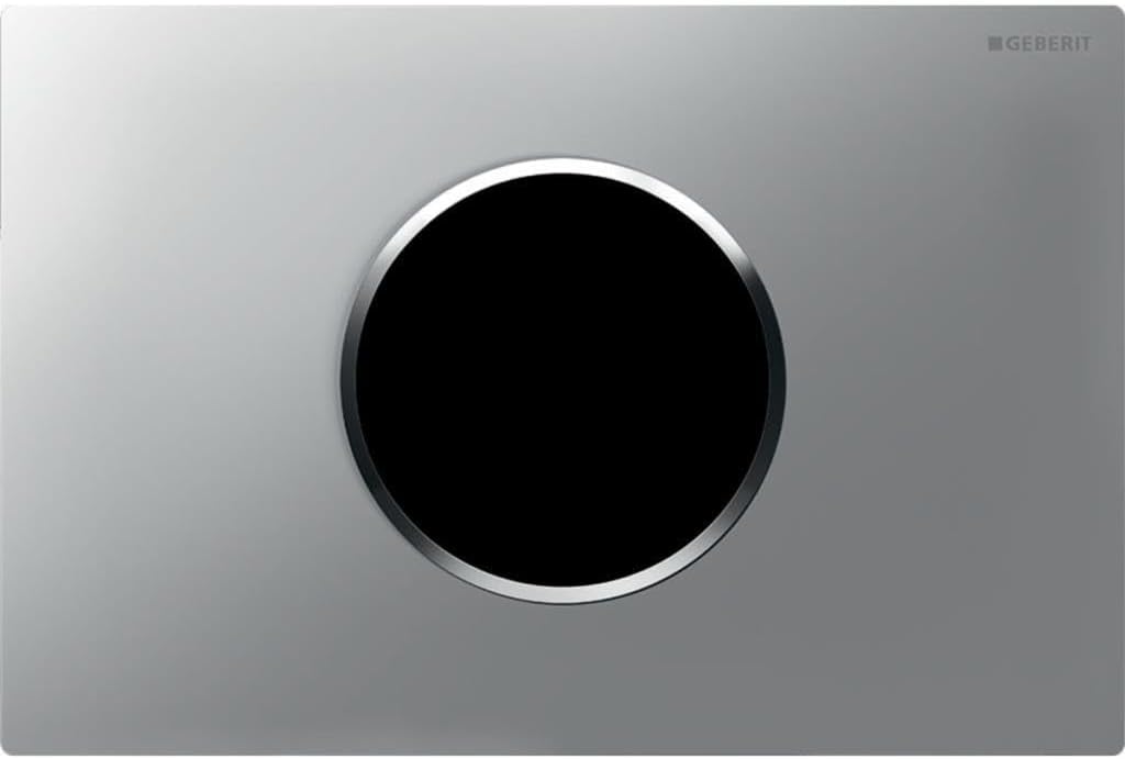 WC フラッシュコントロール、電子フラッシュ動作、メイン操作、デュアルフラッシュ、アクチュエータープレートSigma10、自動/タッチレス：マットクロームメッキ、明るいクロムメッキ。