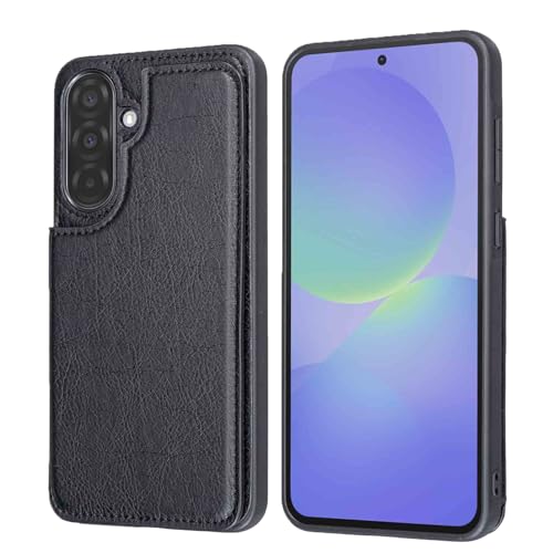 yViesazwʃJ[h 蒠^P[X Galaxy A36 5G/A56 5G/SC-54F Ή Samsung X}z obNJo[ P[X 蒠^ (ubN) z^ wʃJo[ X^h@\ wʌ^P[X Kp TXa56 MNV[a