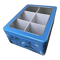 Theedoos blik tea selection 6-vaks - online kopen? | Korting tot 52