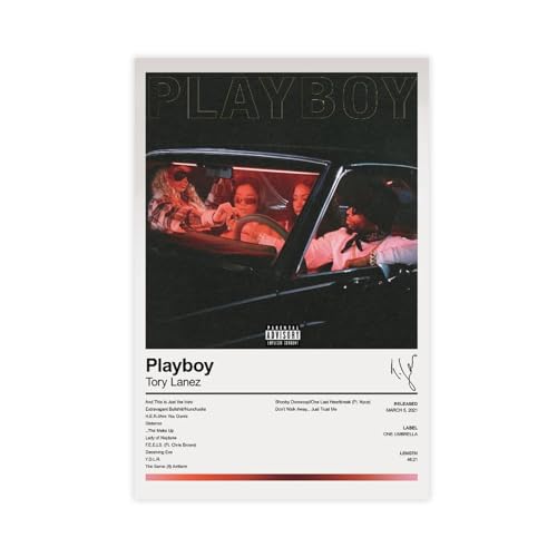 Lanez PLAYBOY Album Cover Tory Music Poster Canvas Poster Wall Art Decor Print Picture Paintings for Living Room Bedroom Decoration Unframe-style 12x18inch(30x45cm) Lanez PLAYBOY Album Cover Tory Music Poster Canvas Poster Wall Art Decor Print Picture Paintings for Living Room Bedroom Decoration Unframe-style 12x18inch(30x45cm)