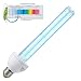 UVC Germicidal Bulb 25w E26/E27 Screw Socket UV Light Bulb 110 Volt, UVC Ozone Free
