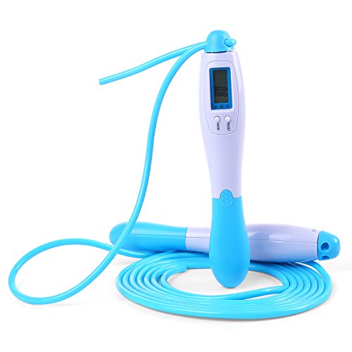 DECDEAL Corda de pular Corda de pular velocidade corda ajustável e corda de pular digital Contador d