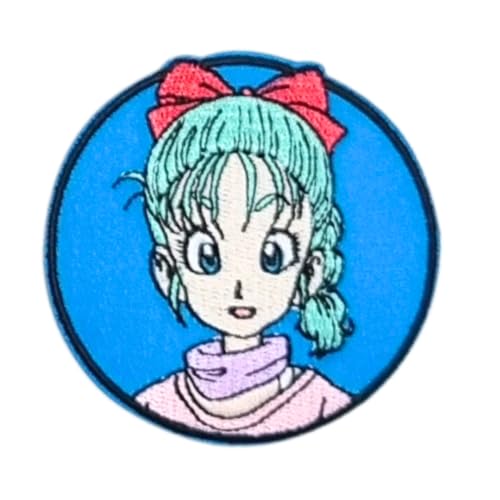 Comercial Mercera, Parches de Ropa Termoadhesivos, Dragon Ball, Personaje Bulma,...