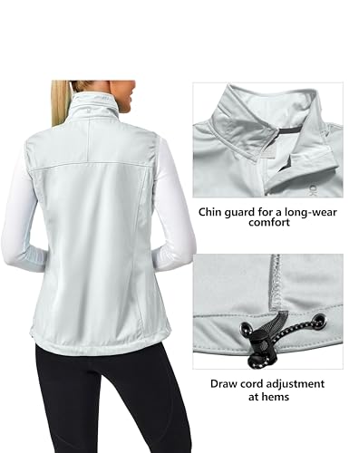 Image of Little Donkey Andy Lightweight Cycling Vest Windproof Sleeveless Jacket for Women Water-Repellent Stretch Vest for Running