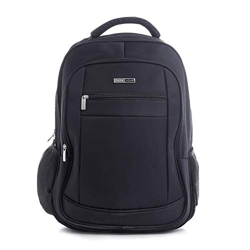Para John Backpack, 19'' Travel Laptop Rucksack - Hiking Travel Camping & Business Travel Laptop Backpack - College School Computer Bag for Men/Women Black
