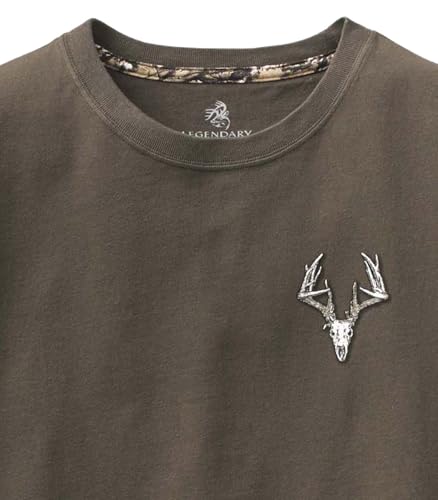 Image of Legendary Whitetails Mens Long Sleeve T-Shirt 100% Cotton Preshrunk Tee