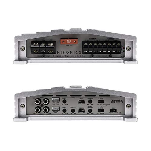 Hifonics Zg-600.4 600W Zeus Gamma Series 4-Channel Car Audio Subwoofer Amplifier With Gravity Magnet Phone Holder #TOP2