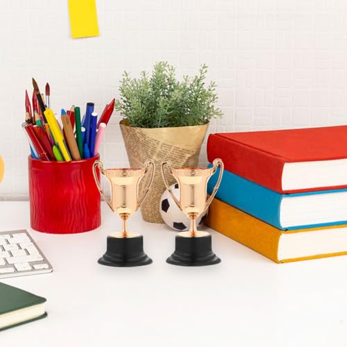 TOPPERFUN Troféu 12Pcs 3. 3X2. 0X1. 8In Mini Troféu De Bronze De De Troféu De Competição De Troféu D