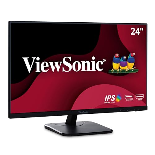 ViewSonic VA2456-MHD 24-Inch Screen LCD 14700510, Black