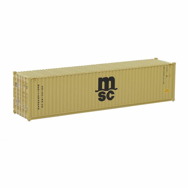AEPRO - Evemodel 1pc HO Scale 1:87 40ft Shipping Container Model Trains Wagons 40' Cargo Box C8746 (msc)
