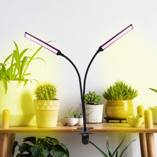 Ghodec Led Grow Light,138Leds Plant Light For Indoor Plants,Clip Plant Growing Lamp With Full Spectrum,5-Level Dimmable,Upgrade Timer 4/8/12/18 Hrs (Include Usb Plug) #TOP5