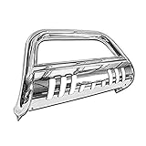 HS Power Chrome Bull Bar Brush Push Bumper Grill Grille for 2014+ Chevy Silverado/Sierra 1500