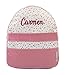 NENEL Mochila Infantil Personalizable en Plastificado - Mochila Bebé - Modelo Little Nordic - Color Topitos Rosa - Medidas 11 x 24 x 30 cm - Personalizar Regalos - Handmade - Hecho en España