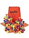 BleuZoo Jumbo Peg Board Set + Activity Guide - Montessori Sorting Toys for Toddlers | Fine Motor Skills, STEM, Autism, Therapy, Colors, Building - Preschool Activities | 60 Pegs, 3 Boards & Bag