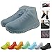 Nirohee Silicone Shoes Covers, Shoe Covers, Rain Boots Reusable Easy to Carry for Women, Men, Kids. (Gray, XL)