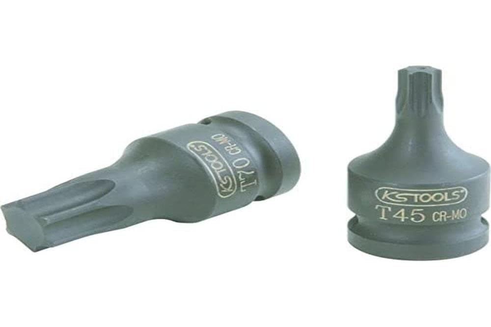 KS TOOLS 911.0913 - Douille à chocs courte TORX 1/​2'', T40 - Uniquement pour utilisation à chocs - En Chrome-​Molybdène Noir