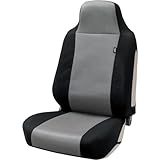 ボンフォーム(BONFORM) シートカバー ファブリーズエアー 抗菌・消臭 フロント1枚(フルカバー) 前席フリーサイズ カラー:グレー 4138-10GY