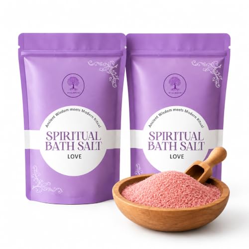 Image of Pure & Natural Love Spiritual Bath Salt 200g Pack of 2 - Attract Love, Self-Love, Emotional Healing, Aromatherapy & Muscle Pain Relief