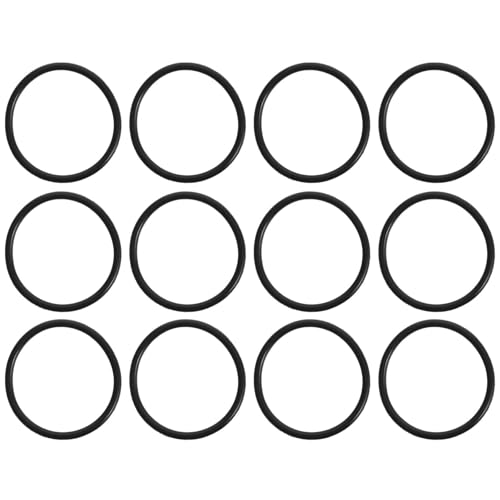 BESTonZON 12Pcs Microphone Shock Mount Rubber Bands Elastic Vibration Dampening Rings for Condenser Mic Holder Compatible with Studio Broadcast Interviews