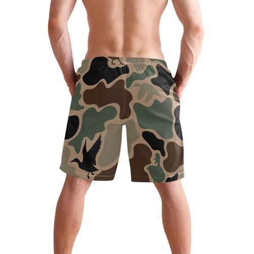 Summer Beach Swimwear for Men,Swimming Board Shorts Mesh Lining,Quick Dry Breathable Swim Shorts Trunks S-2XL3