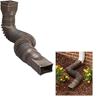 Amerimax Brown Flexible Downspout Extension Gutter Connector Rainwater Drainage