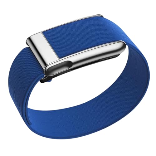Image of Hydra Soft Bicep Strap for WHOOP 5.0 One /Peak /Life MG Band - Breathable Adjustable Waterproof Replacement Bicep Strap for WHOOP Band 5.0 - Not Compatible with Gen 4 (Blue, Life /Mg)