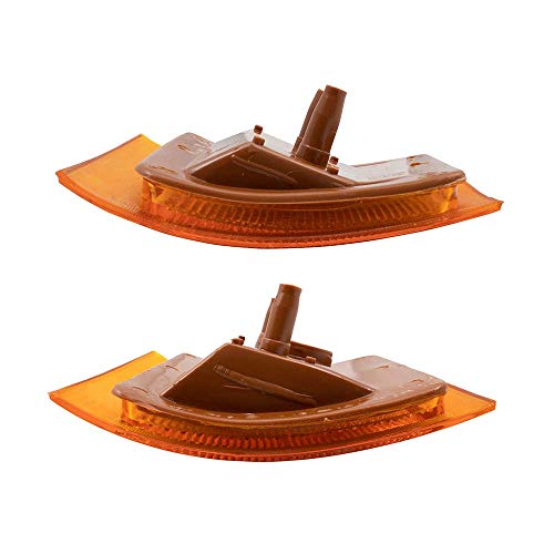 Brock Replacement 4 Pc Side Markers Light Driver And Passenger Set Compatible With 1994-2002 C/K Old Body Style Pickup Truck #TOP5