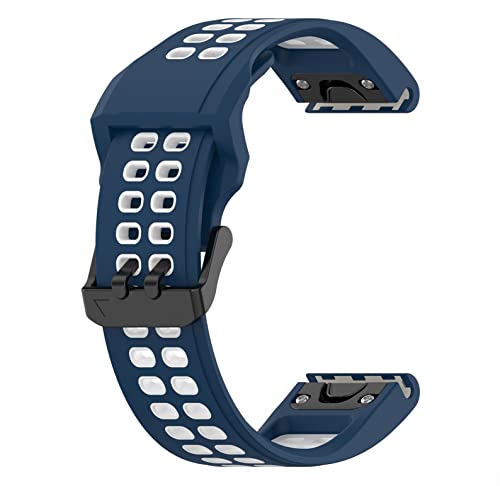 for GARMINガーミン Approach S70 47mm/S62/Forerunner 965/955 バンド ベルト 交換バンド 通気性に優れ シリコン 互換品 Fenix8 47mm/7 Pro/7/Instinct2/instinct/For