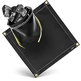 ZEN Camps 火消し袋 アッシュキャリー 炭処理袋 炭消し袋 炭袋 防水 自立 Ash Carry キャンプ 耐熱性 難燃性 コンパクト 大容量【日本ブランド】 (セット品（アッシュキャリーL & 焚き火シート95*95cm)