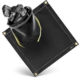 ZEN Camps 火消し袋 アッシュキャリー 炭処理袋 炭消し袋 炭袋 防水 自立 Ash Carry キャンプ 耐熱性 難燃性 コンパクト 大容量【日本ブランド】 (セット品（アッシュキャリーL & 焚き火シート95*95cm)