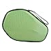 Menolana Table Tennis Racket Cover, Paddle Case Cover Pickleball Racket Cover Hold 2 Paddle 2 Balls for Travel Outdoor Sports Training, Green