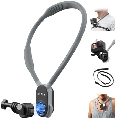 TELESIN Supporto Per Snap Magnetico Collo Petto E Cinturino Per GoPro telesin-supporto-per-snap-magnetico-collo-petto-e-cinturino-per-gopro