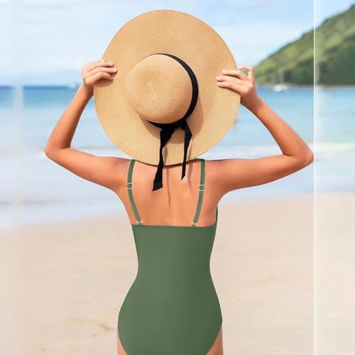 Girls Swimsuit Cut Out One Piece Bathing Suit Adjustable Straps Quick Dry Swimwear with Cover Up Skirt 7-16 Years3