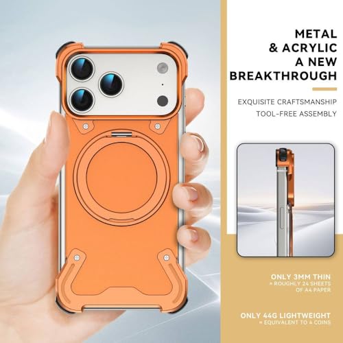 Protection iPhone 17 transparente haut de gamme avec fixation magnétique puissante - 2