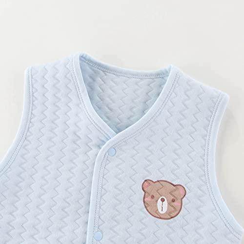 Casaco de inverno sem mangas para bebês, meninos, meninas, jaqueta quente, colete de manga comprida