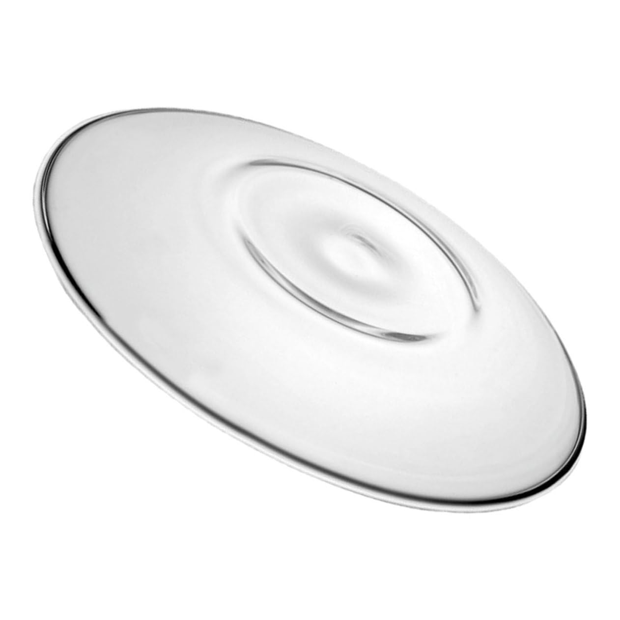 Set 4 Piattini In Vetro Trasparente Rotondi MAGICLULU - Per Tè, Caffè, Dessert, Decorazione