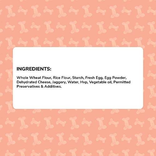 Heads Up For Tails Yummy In My Tummy Egg And Cheese Dog Biscuits 320G - All Life Stages